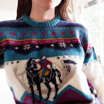 Load image into Gallery viewer, VINTAGE 1990s Woolrich Equestrian Sweater
