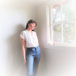 Load image into Gallery viewer, Vintage Eyelet Blouse Casual Fit 
