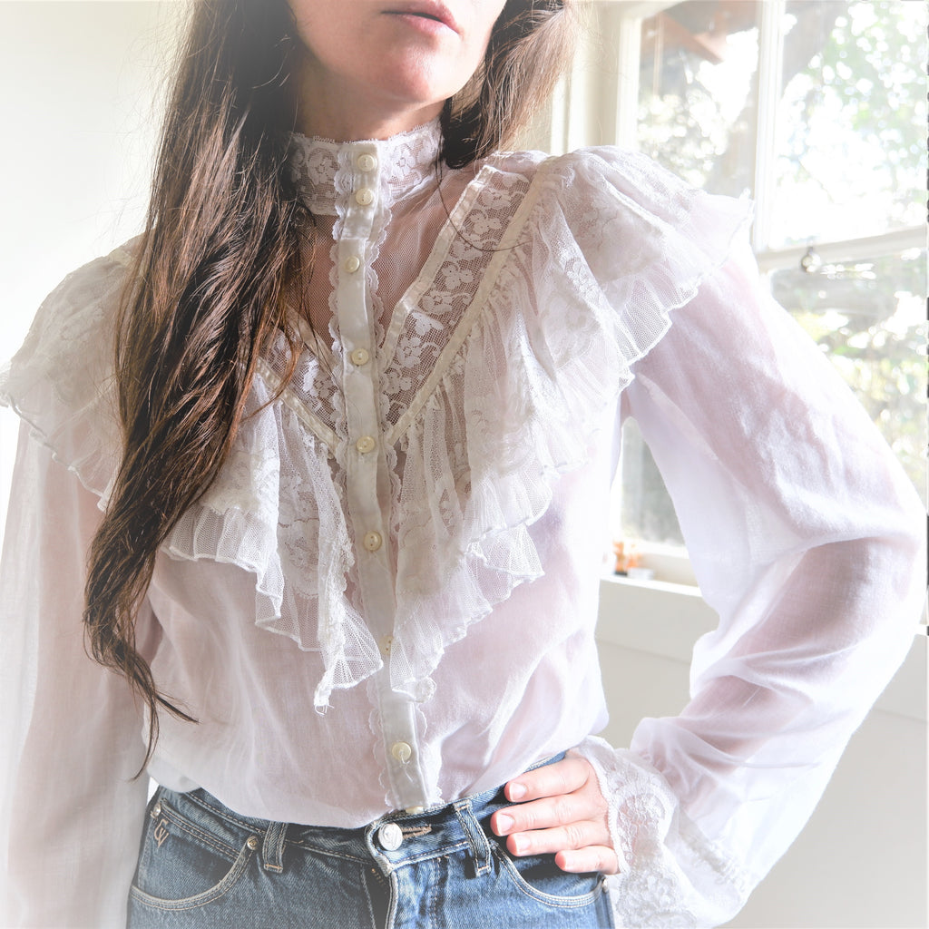 Gunne Sax Prairie Blouse 