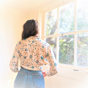 Vintage Polyester Pull Over Rear Fit View