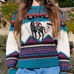 Load image into Gallery viewer, VINTAGE 1990s Woolrich Equestrian Sweater
